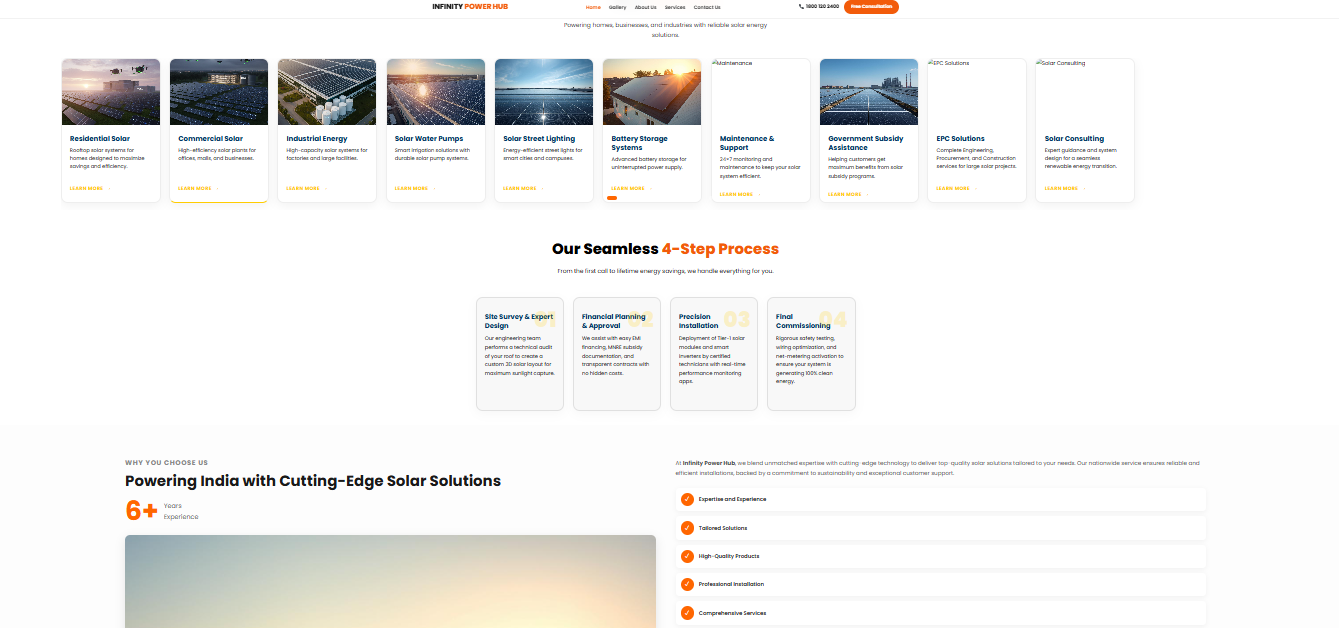 Solar Business Website